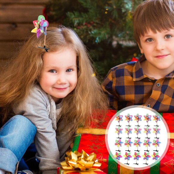 Metal Hair Clips 96pcs Windmill Hairpin Barrettes Stylish Hair Accessories for G - Picture 6 of 9